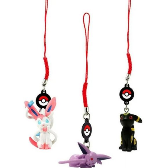 2017 Pokemon TOMY Danglers 3pack SYLVEON UMBREON ESPEON *NEW* Nintendo card psa - Picture 1 of 2